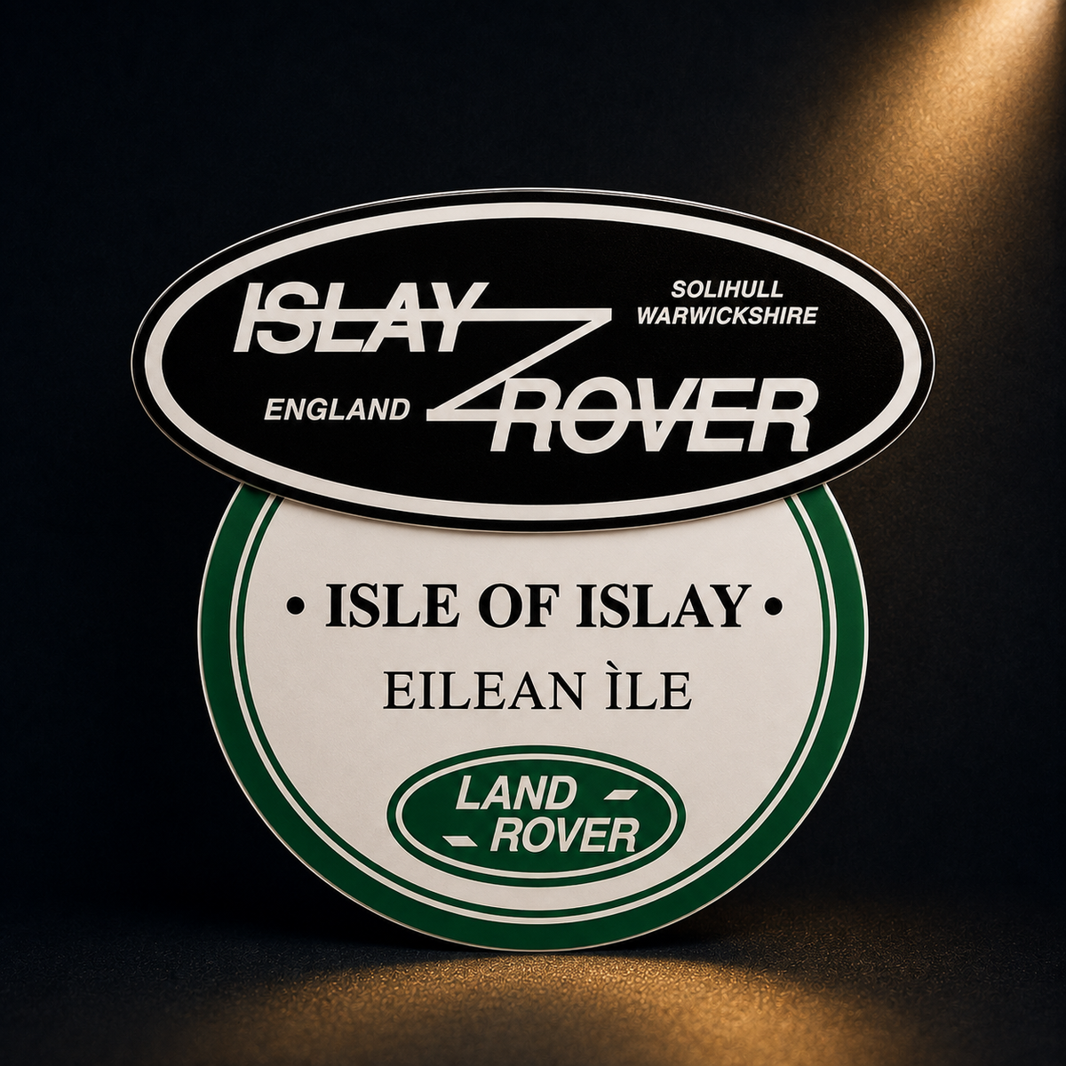 Islay Rovers Land Rover vinyl sticker design