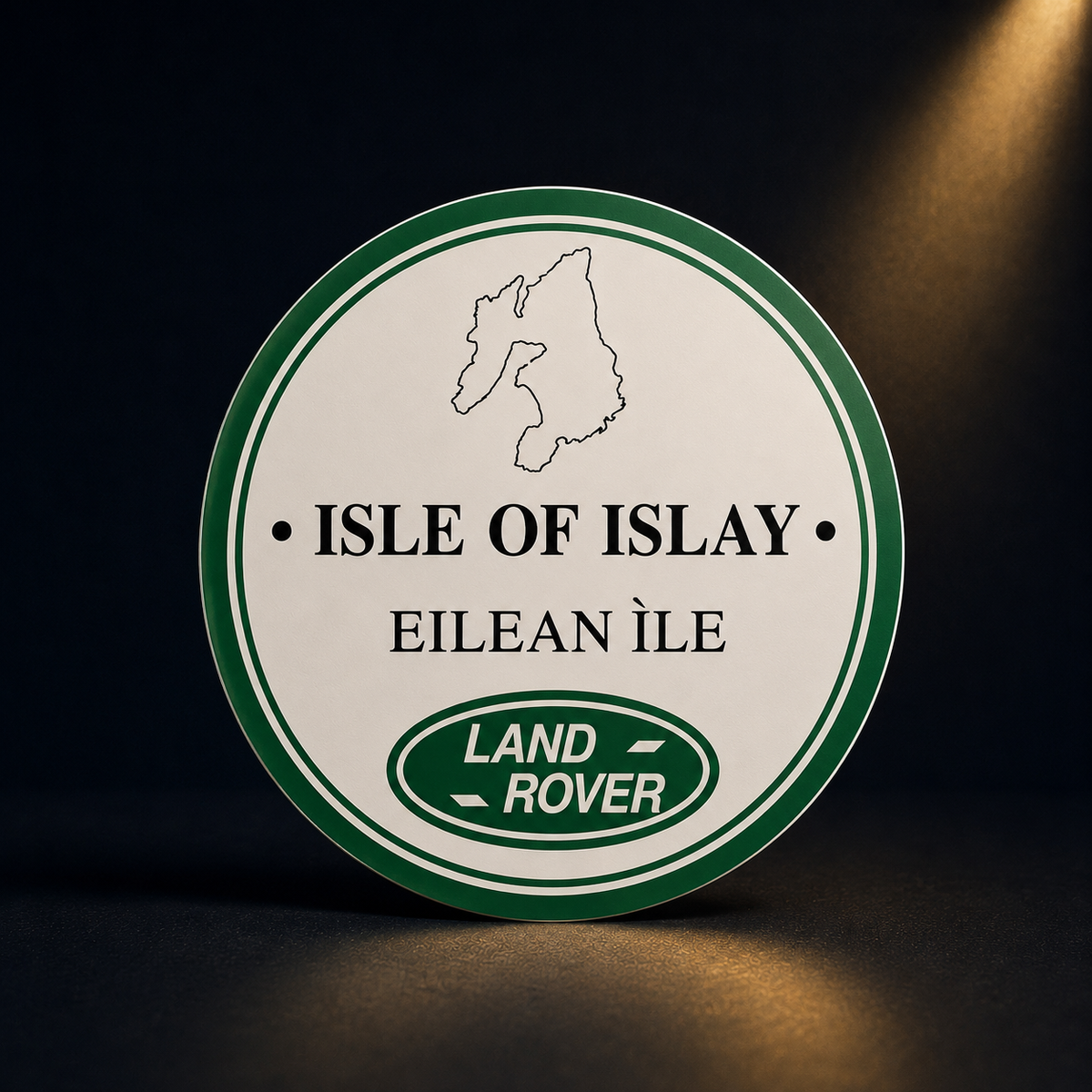 Islay Rovers Land Rover sticker collection