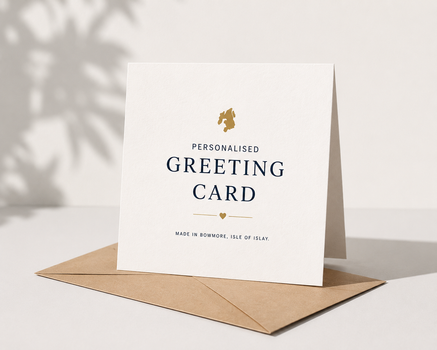 Personalised greeting card designed by Wild Islay Studio