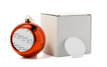 PRE-ORDER | Red Glass Christmas Bauble