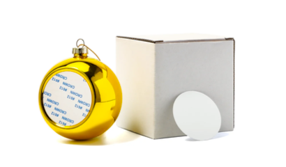 PRE-ORDER | Gold Glass Christmas Bauble